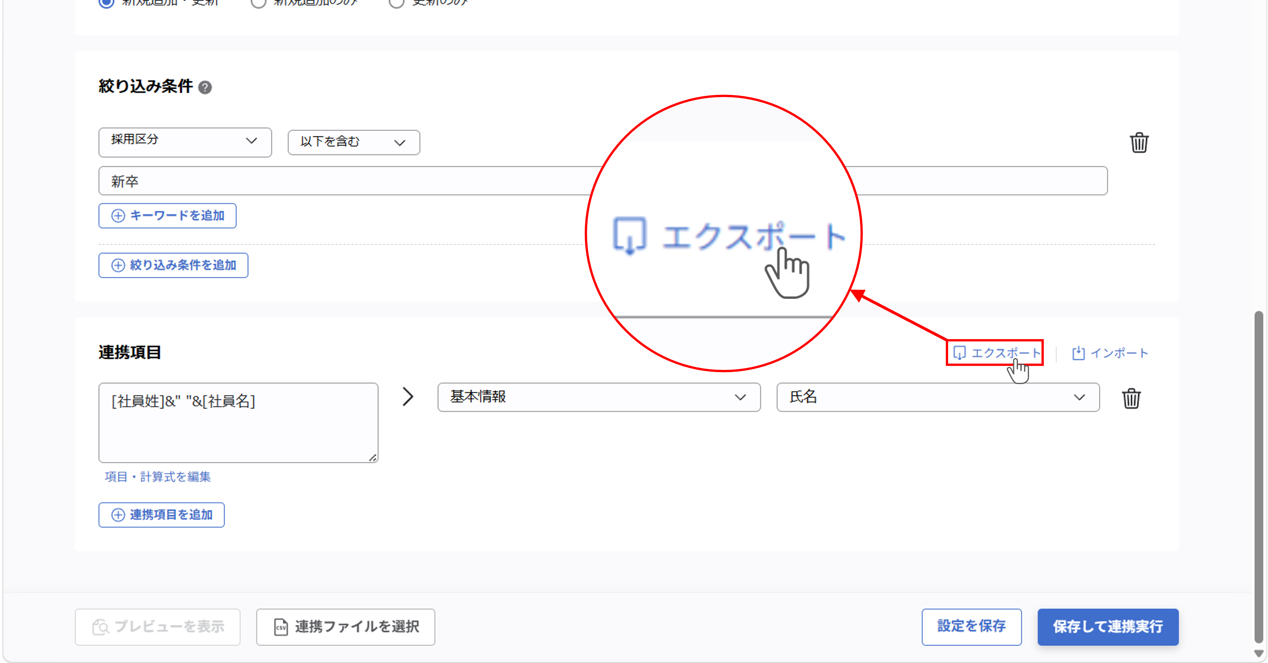 （カスタムCSV連携） スポット実行の設定（従業員のテキスト情報）_34.png
