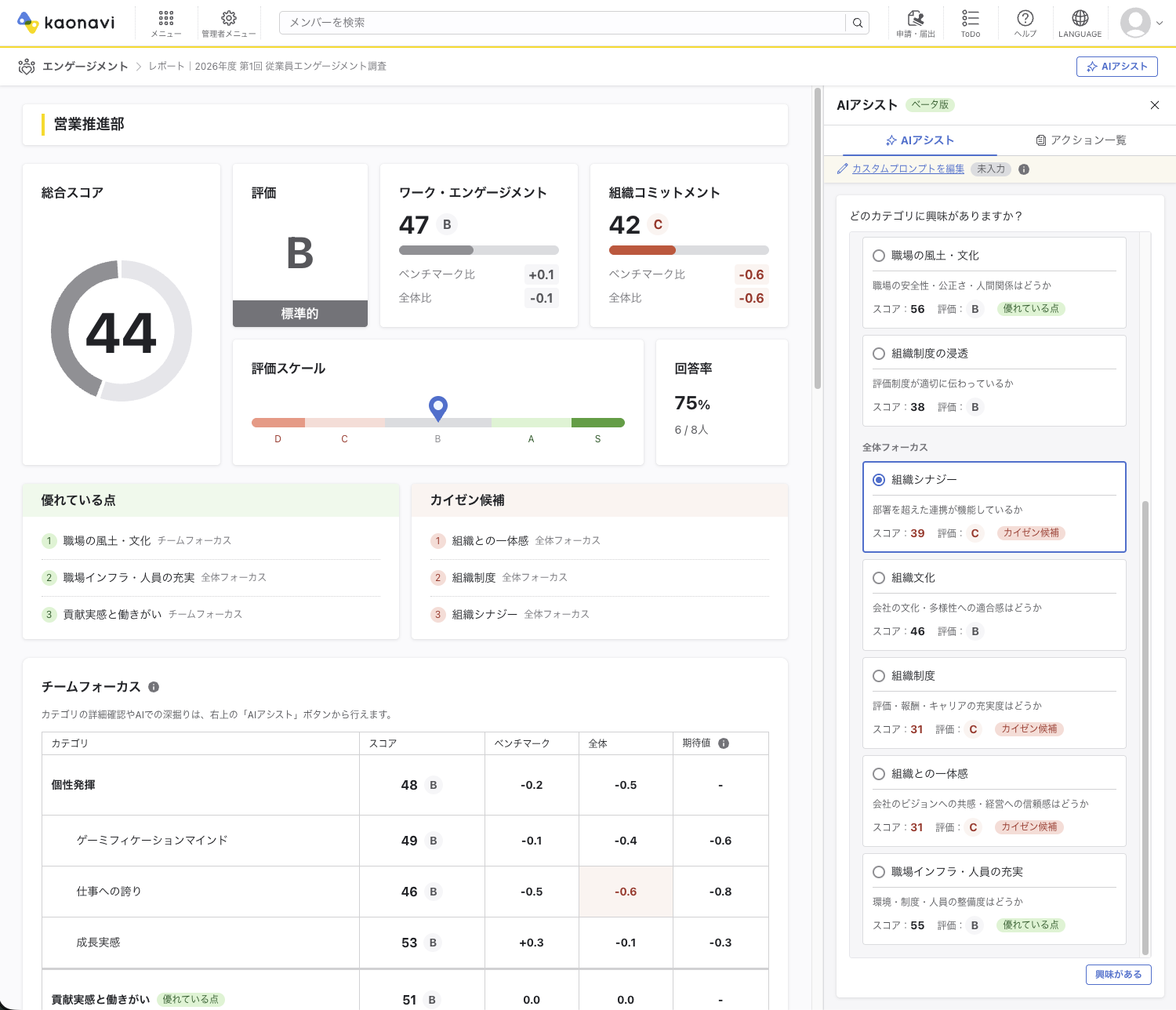 AIアシストボタン